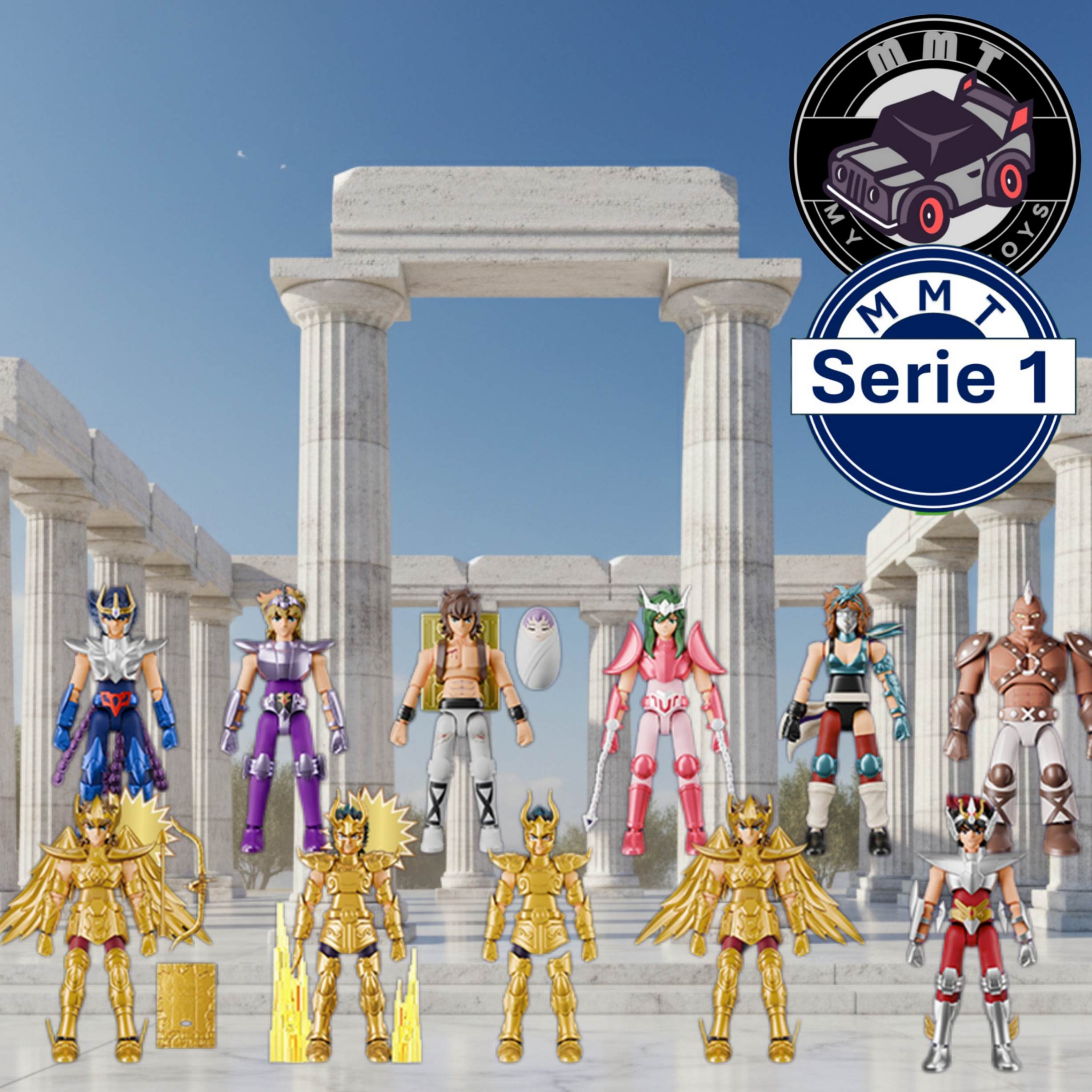 Saint Seiya Galaxy Blind Box collectible figure examples
