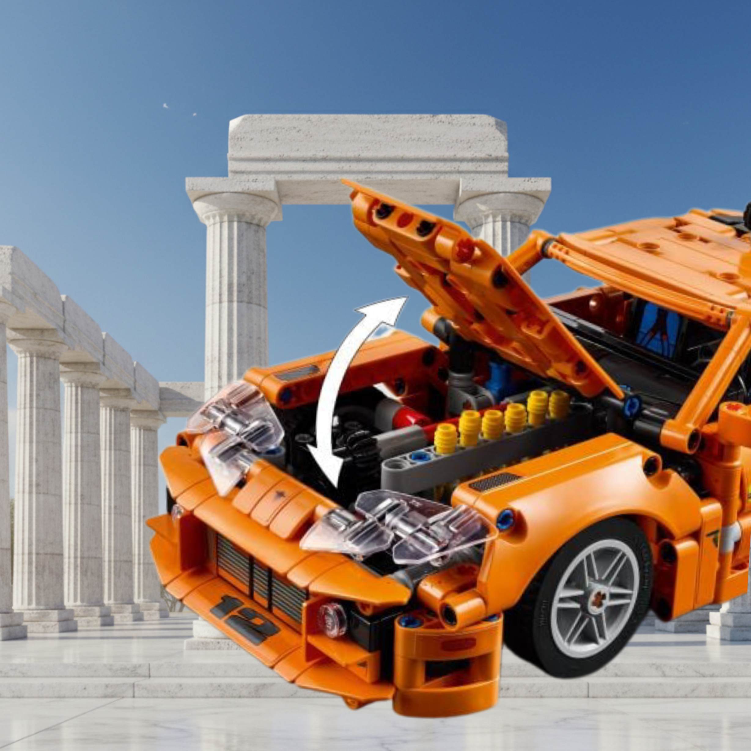 Lego Technic 42204 Fast & Furious engine