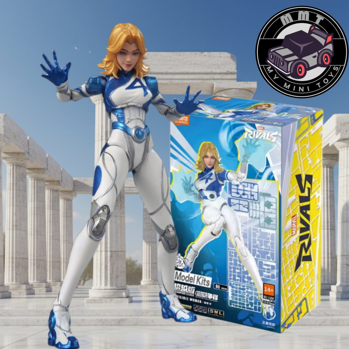 Marvel Rival Champion Class Blokees Invissible Woman