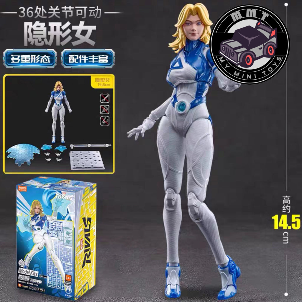Marvel Rival Champion Class Blokees Invissible Woman size 14.5cm