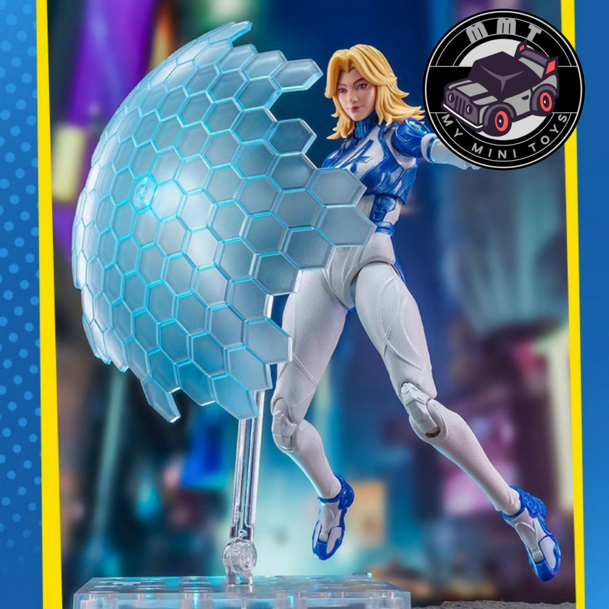 Marvel Rival Champion Class Blokees Invissible Woman Energy Shield