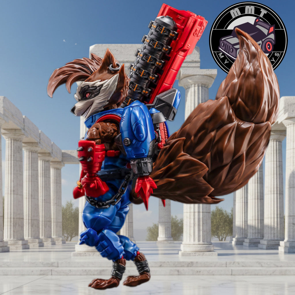 Marvel Rival Champion Class Blokees Rocket Figure