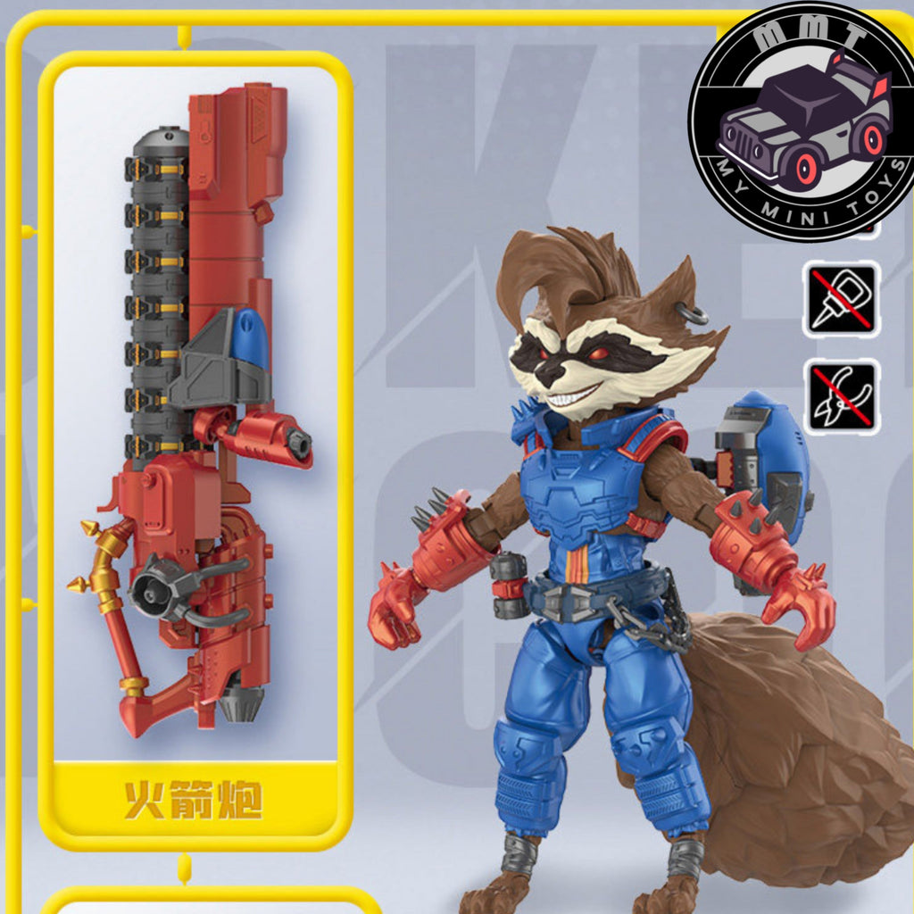Marvel Rival Champion Class Blokees Rocket Raccoon Gun