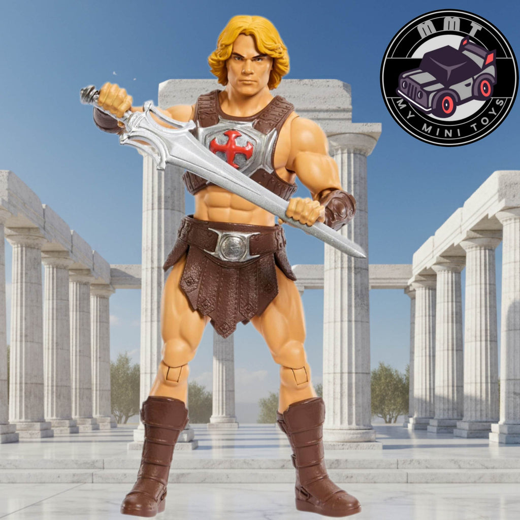 Master of the Universe He-Man figure and sword