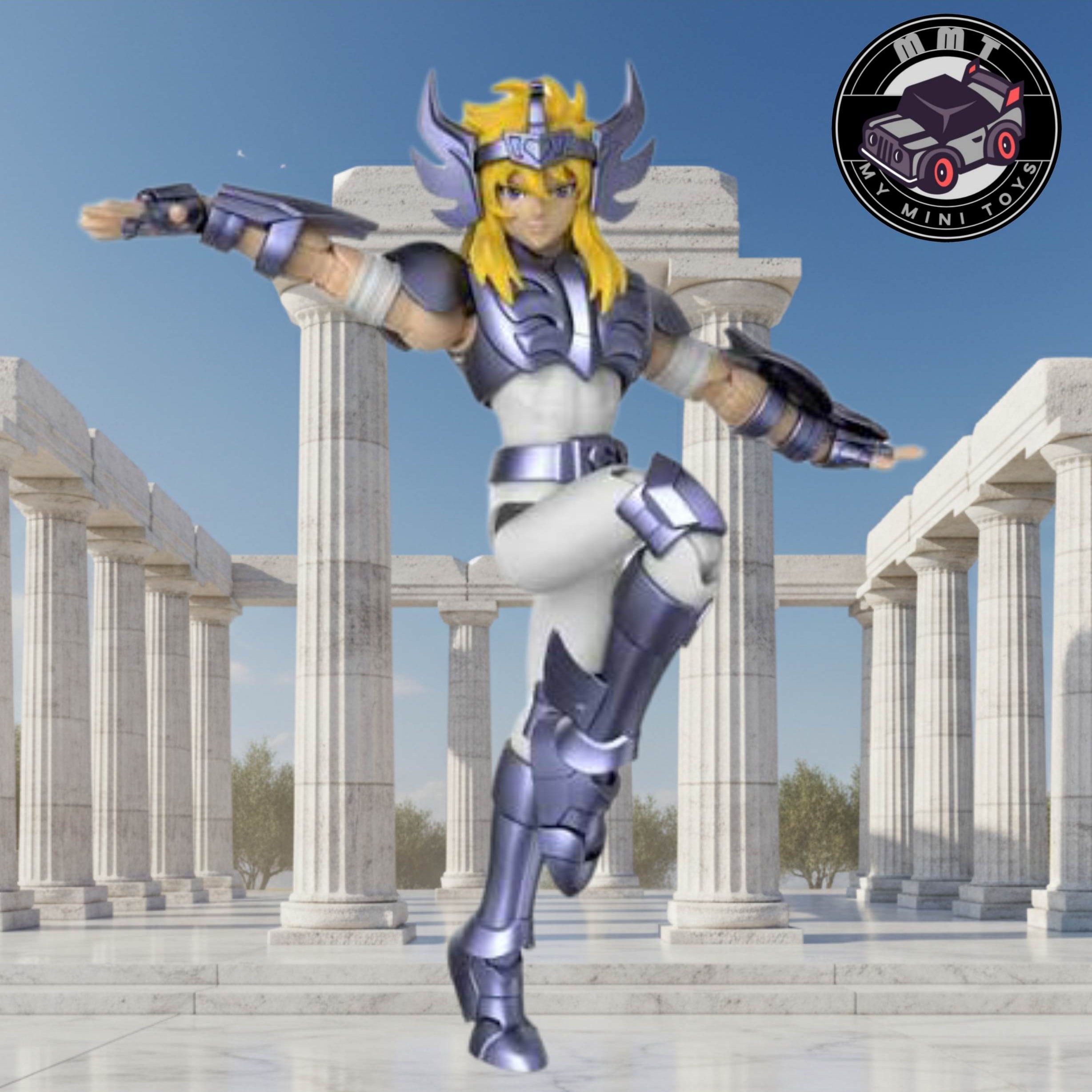 Saint Seiya Hyoga fully assembled Blokees Champion Class figure