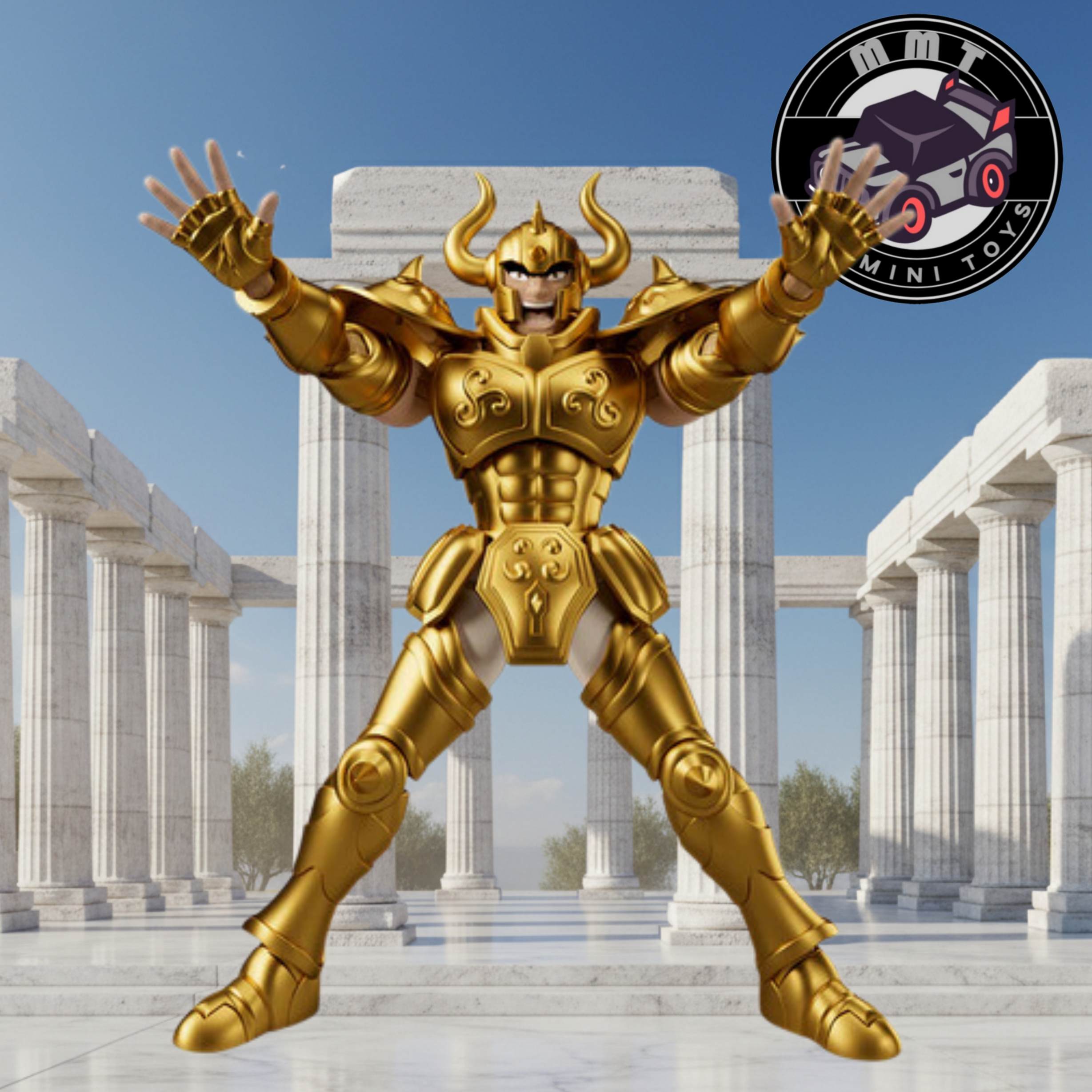 Saint Seiya Aldebaran Taurus Gold Saint figure front view