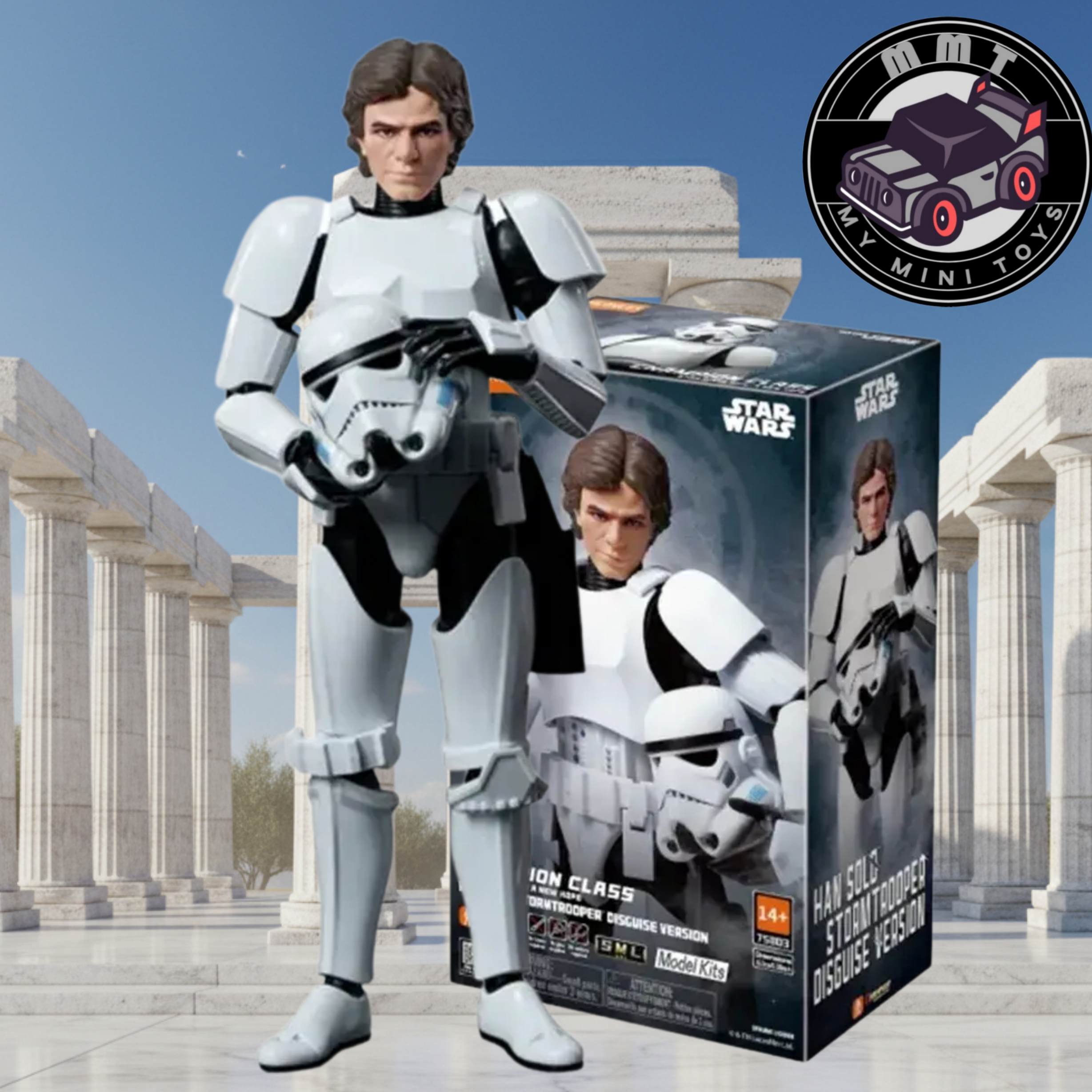 Star Wars Han Solo Stormtrooper disguise Blokees Champion Class figure with packaging