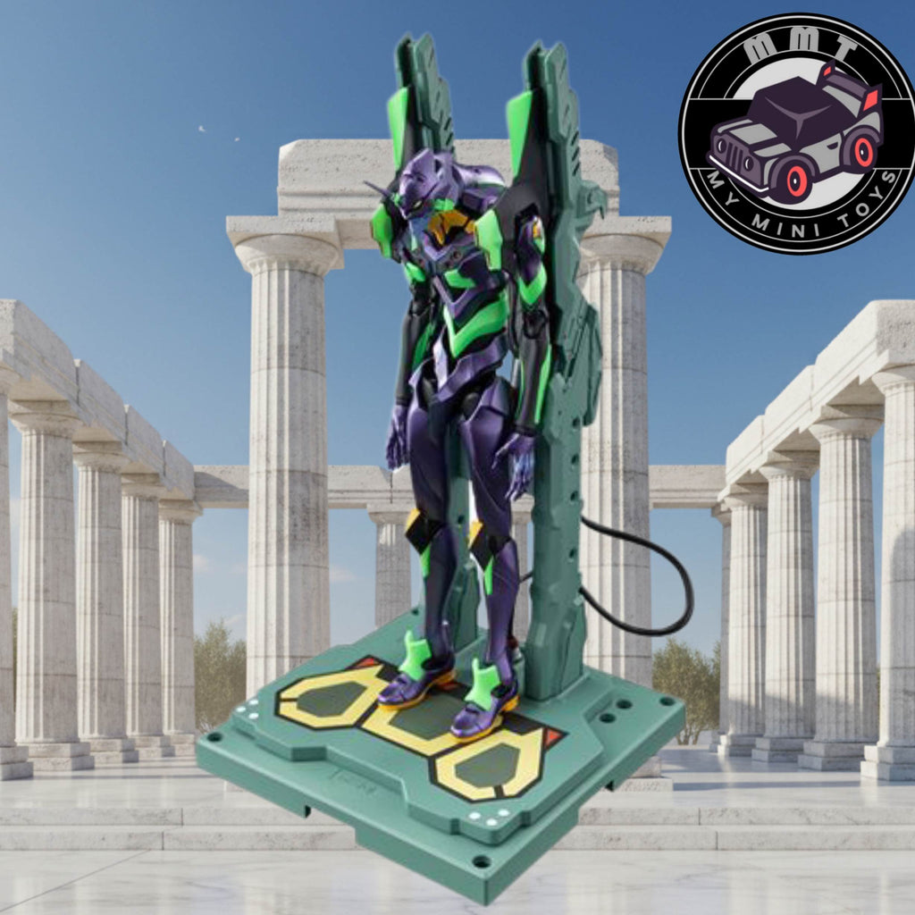 Evangelion eva-01 on standing dock