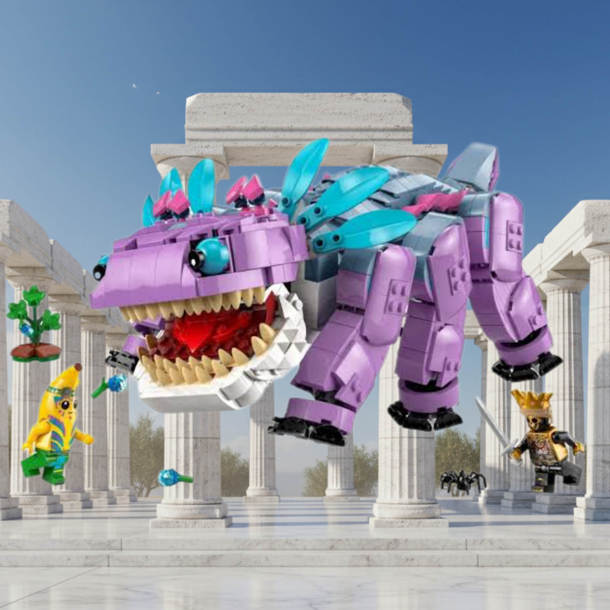 Lego Fortnite 77077 Klombo figure assemble