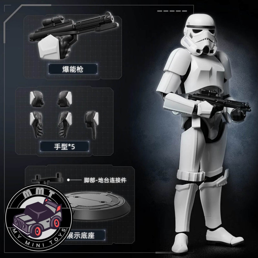Blokees Champion Class Stormtrooper kit contents and parts