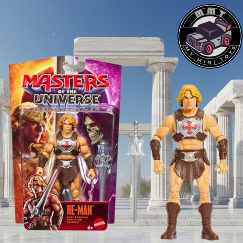 Master of the Universe HE-Man figure and box