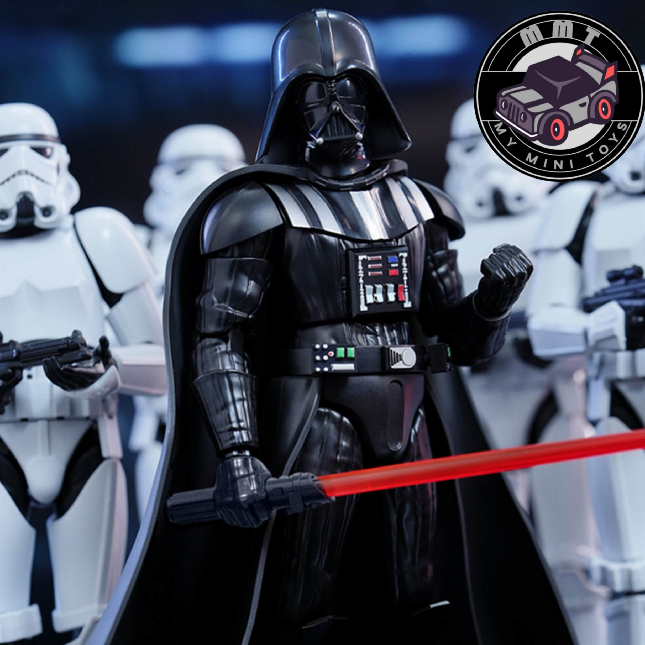 Star Wars Darth Vader Blokees Champion Class figure with stormtrooper