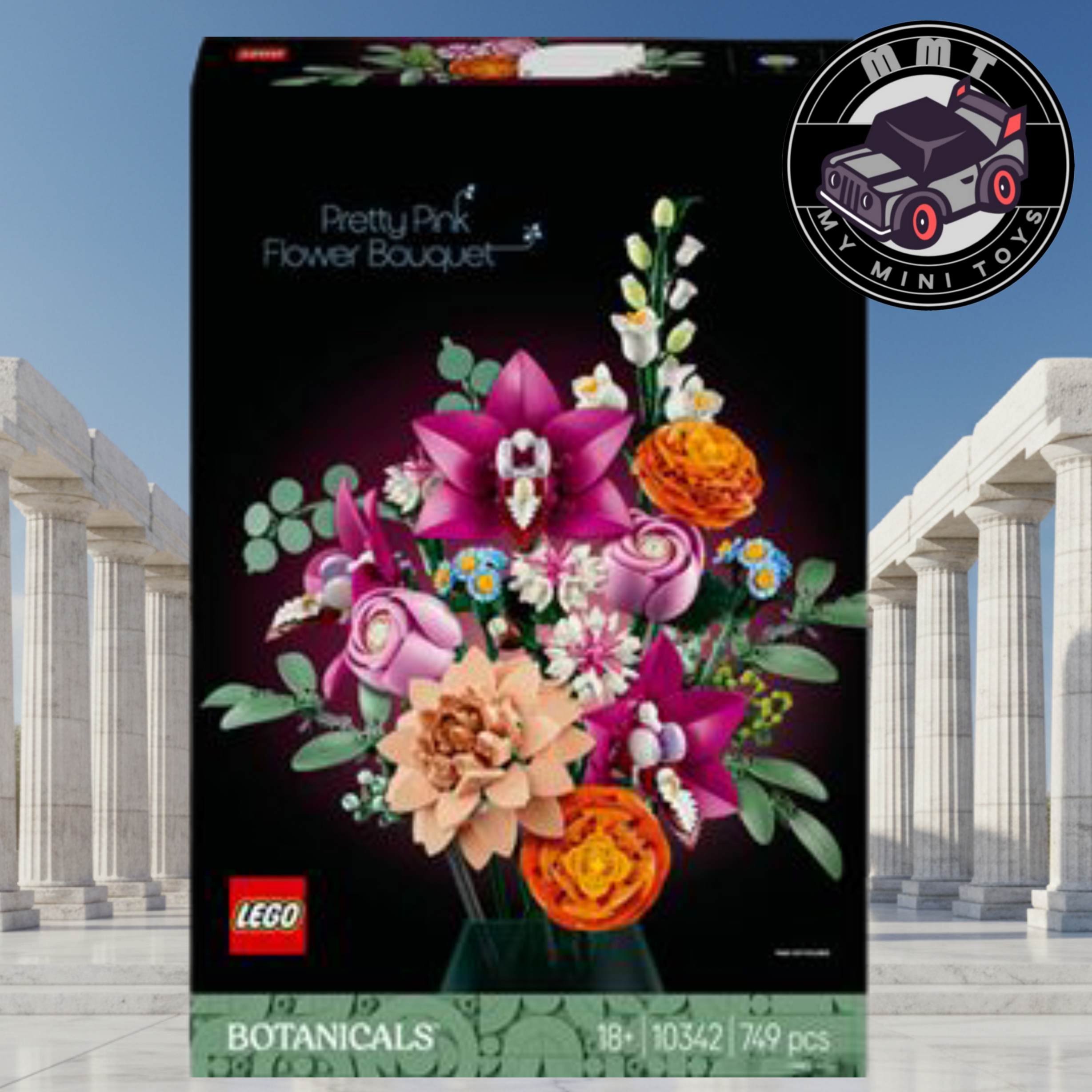 Lego 10342 Pretty Pink Flowers bouquet box