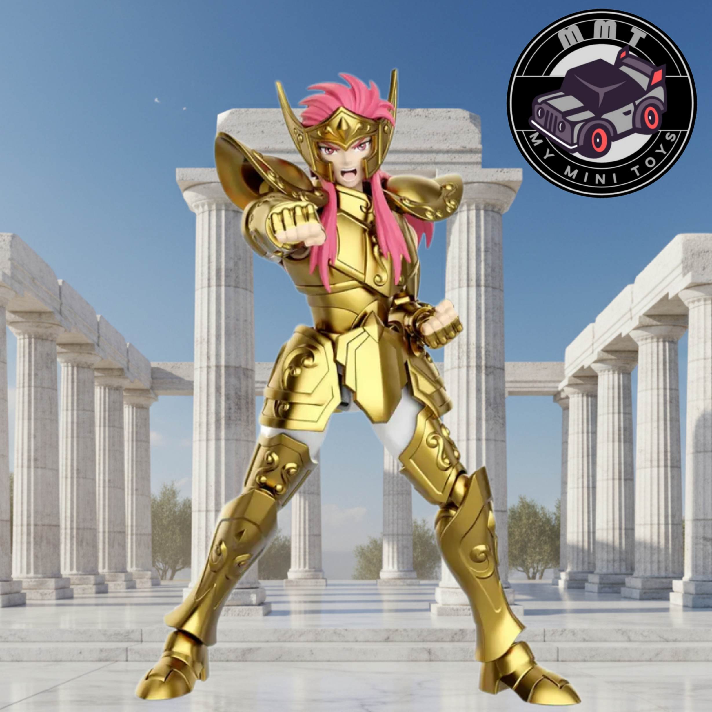 Saint Seiya Camus Aquarius Gold Saint figure attack view