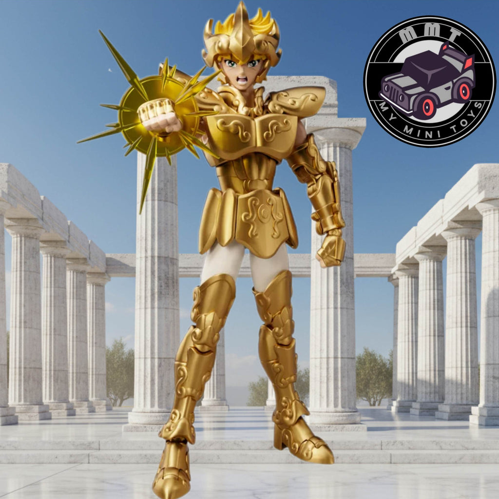 Saint Seiya Aiolia Leo Gold Saint figure attack view