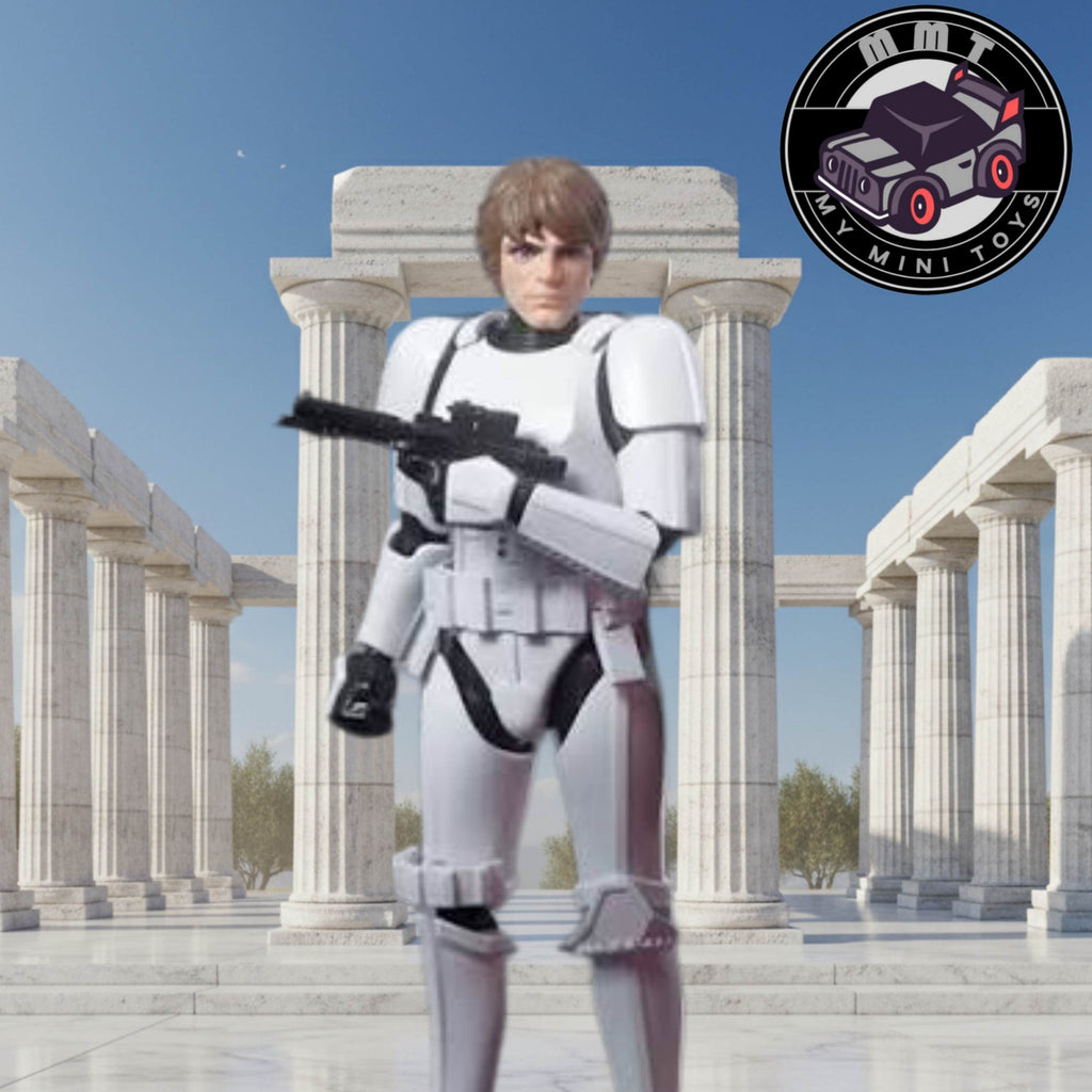 Luke Skywalker Stormtrooper Blokees Champion Class action pose collectible figure