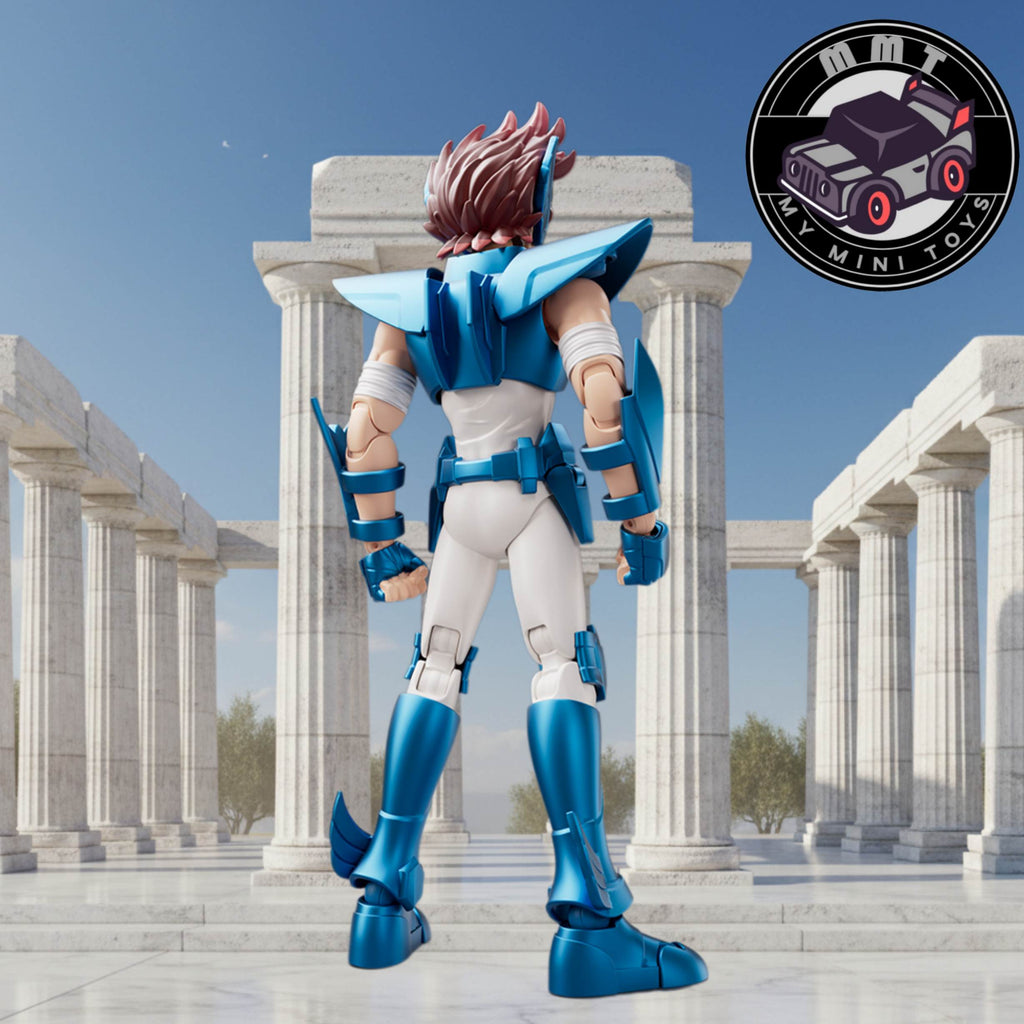 Saint Seiya Pegasus Seiya Bronze Saint Champion Class Blokees figure back view