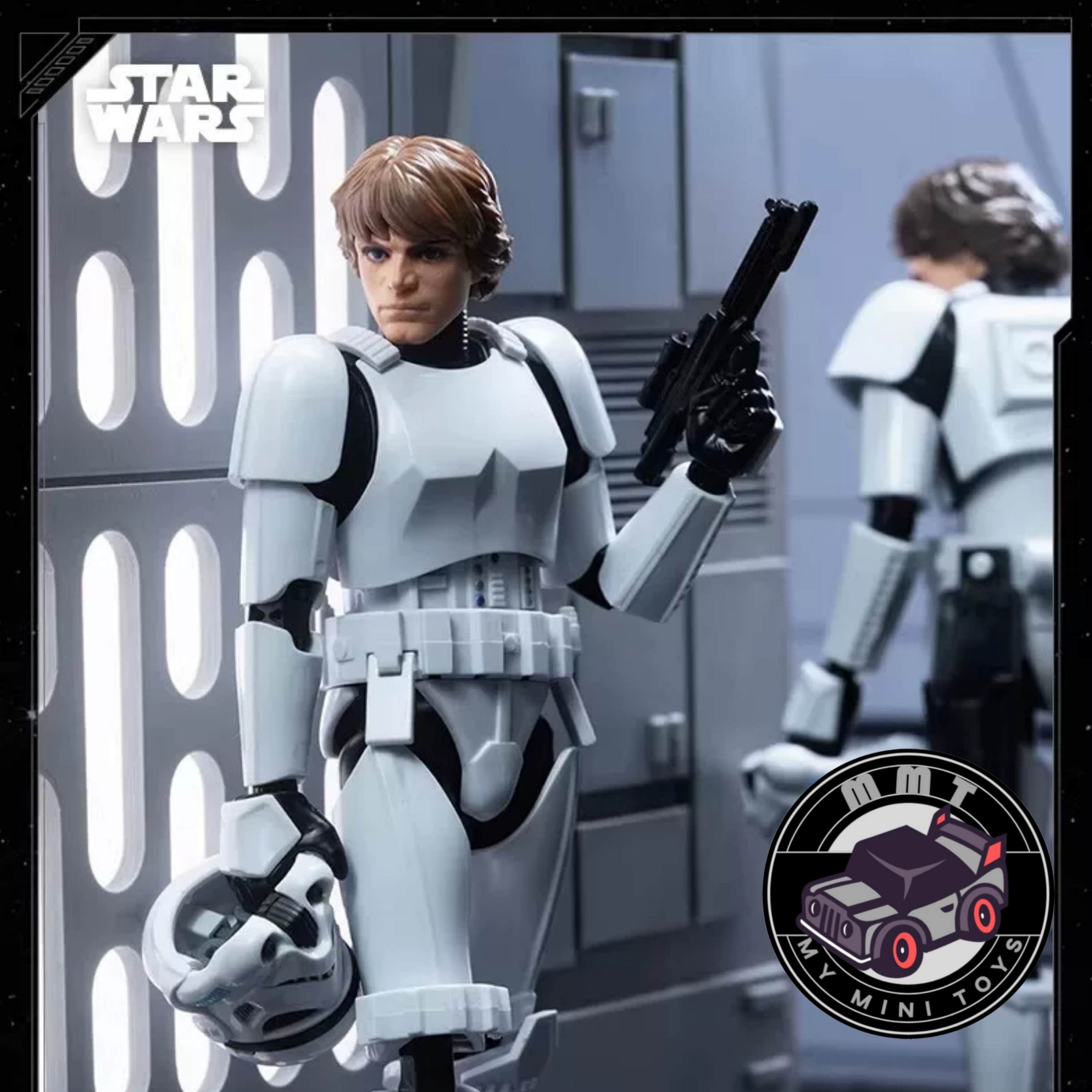 Star Wars Luke Skywalker in Stormtrooper armor Champion Class in death start corridor