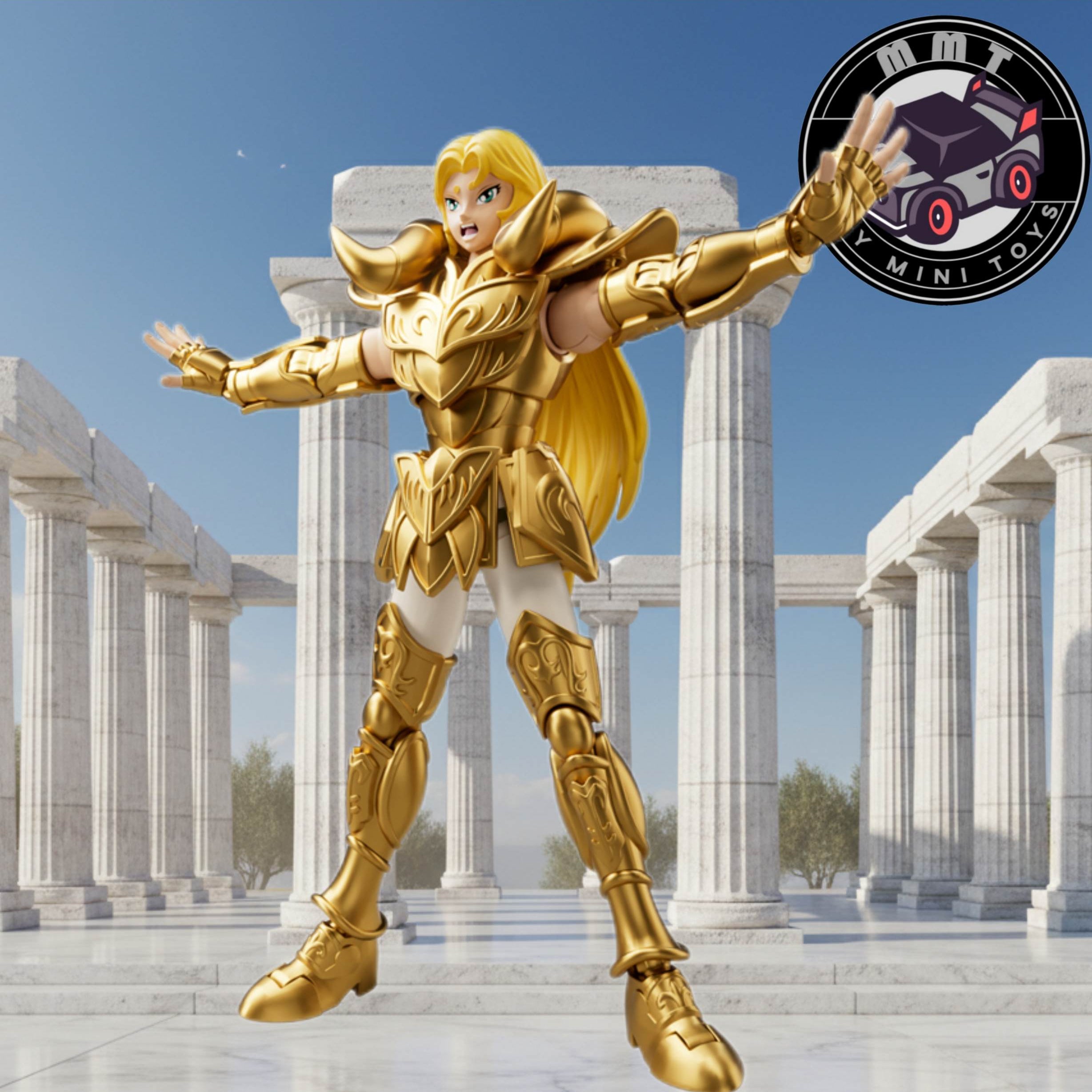 Saint Seiya Aries Mu Gold Saint Champion Class Blokeesattack pose