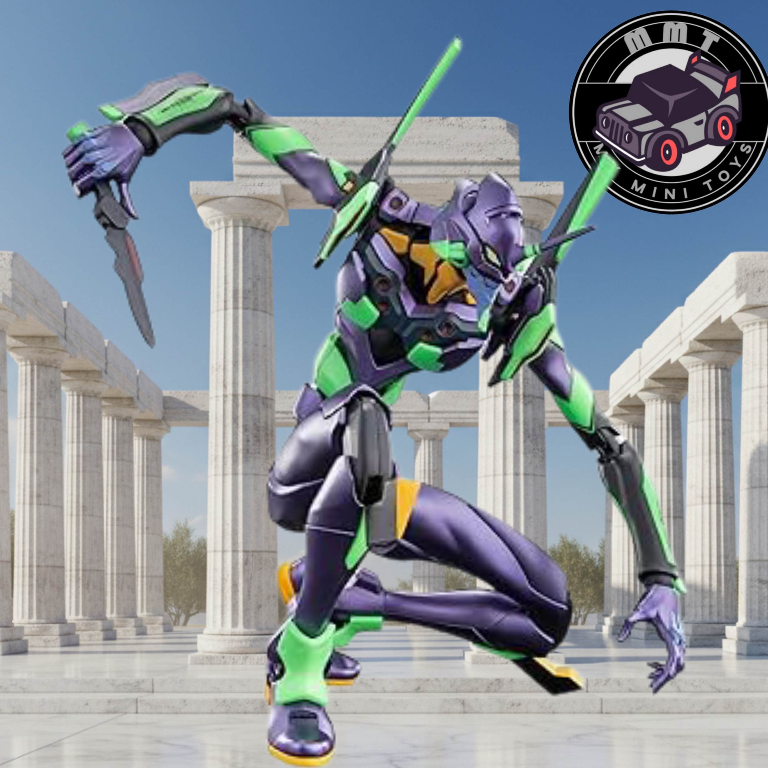 Evangelion eva-01 blokees legend class knife accessory