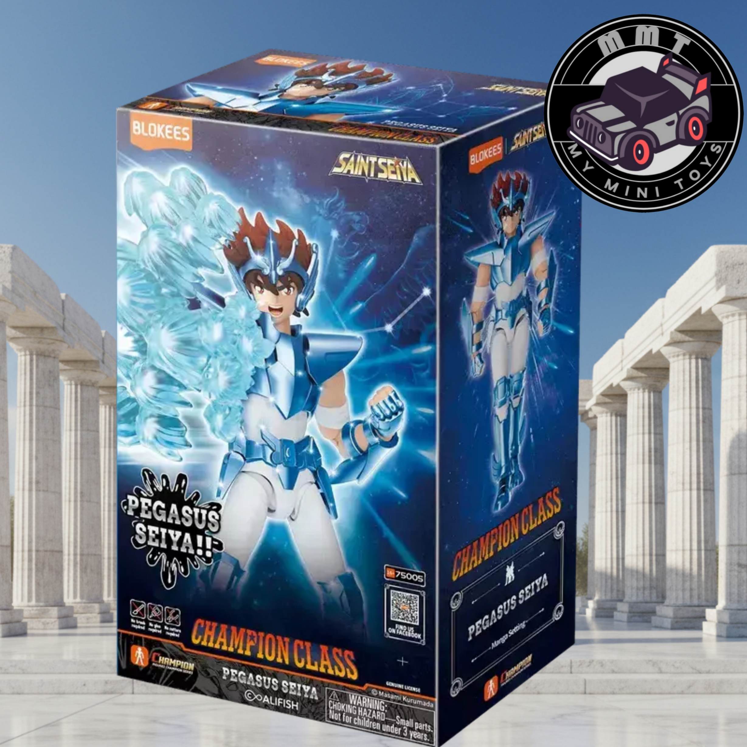 Blokees Champion Class Pegasus Seiya product packaging