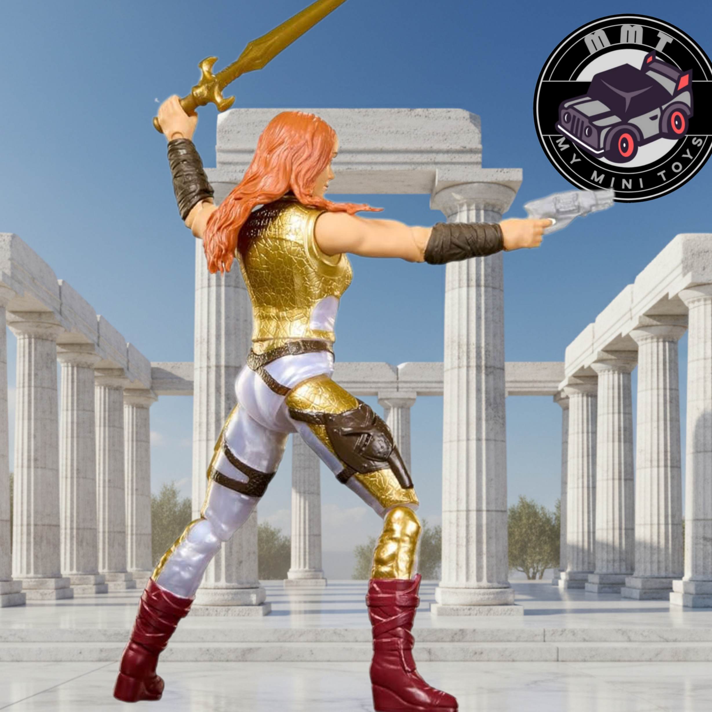 Master of the universe Teela attack pose