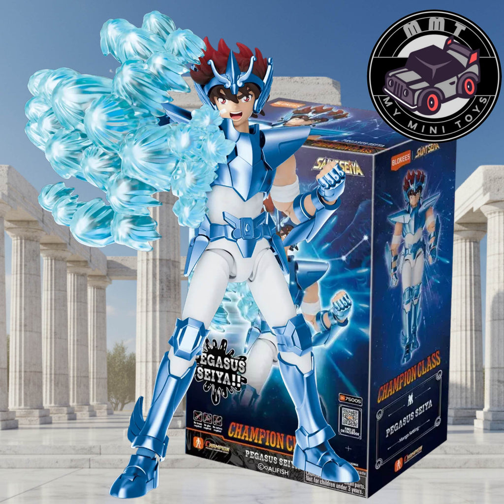 Saint Seiya Pegasus Seiya Bronze Saint Champion Class Blokees figure with packaging