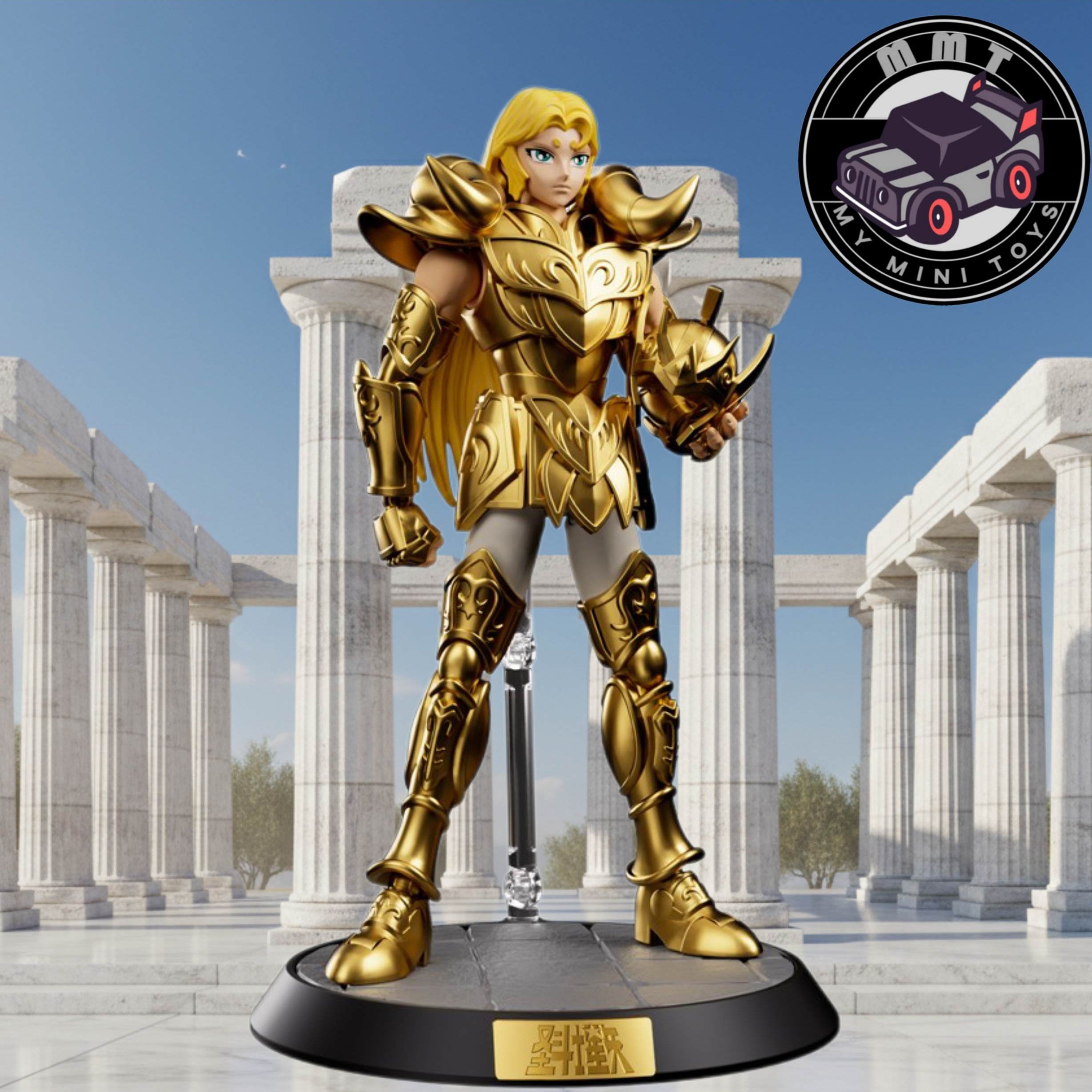 Saint Seiya Mu fully assembled Blokees Champion Class figure