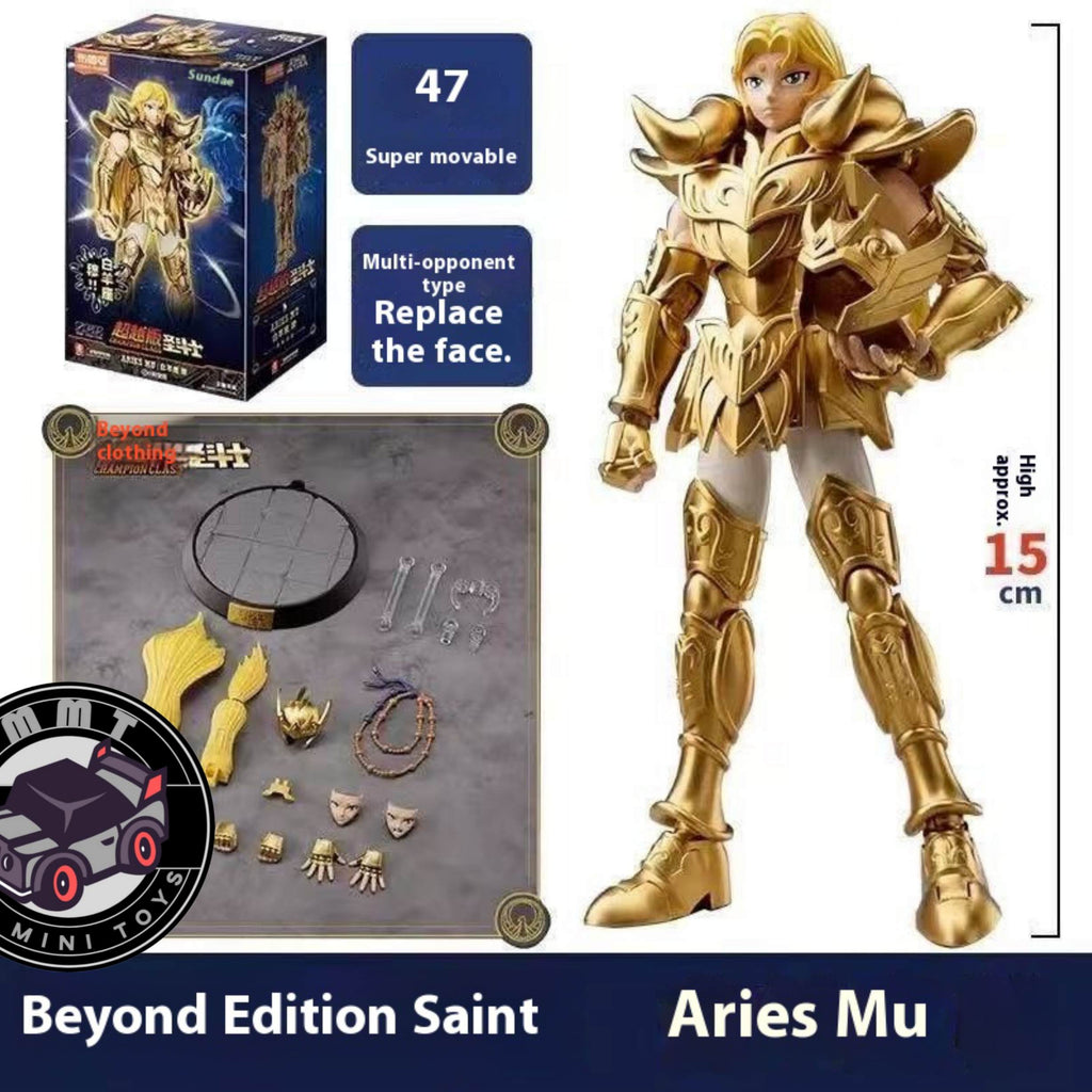 Saint Seiya Aries Mu Gold Saint Champion Class Blokees figure height