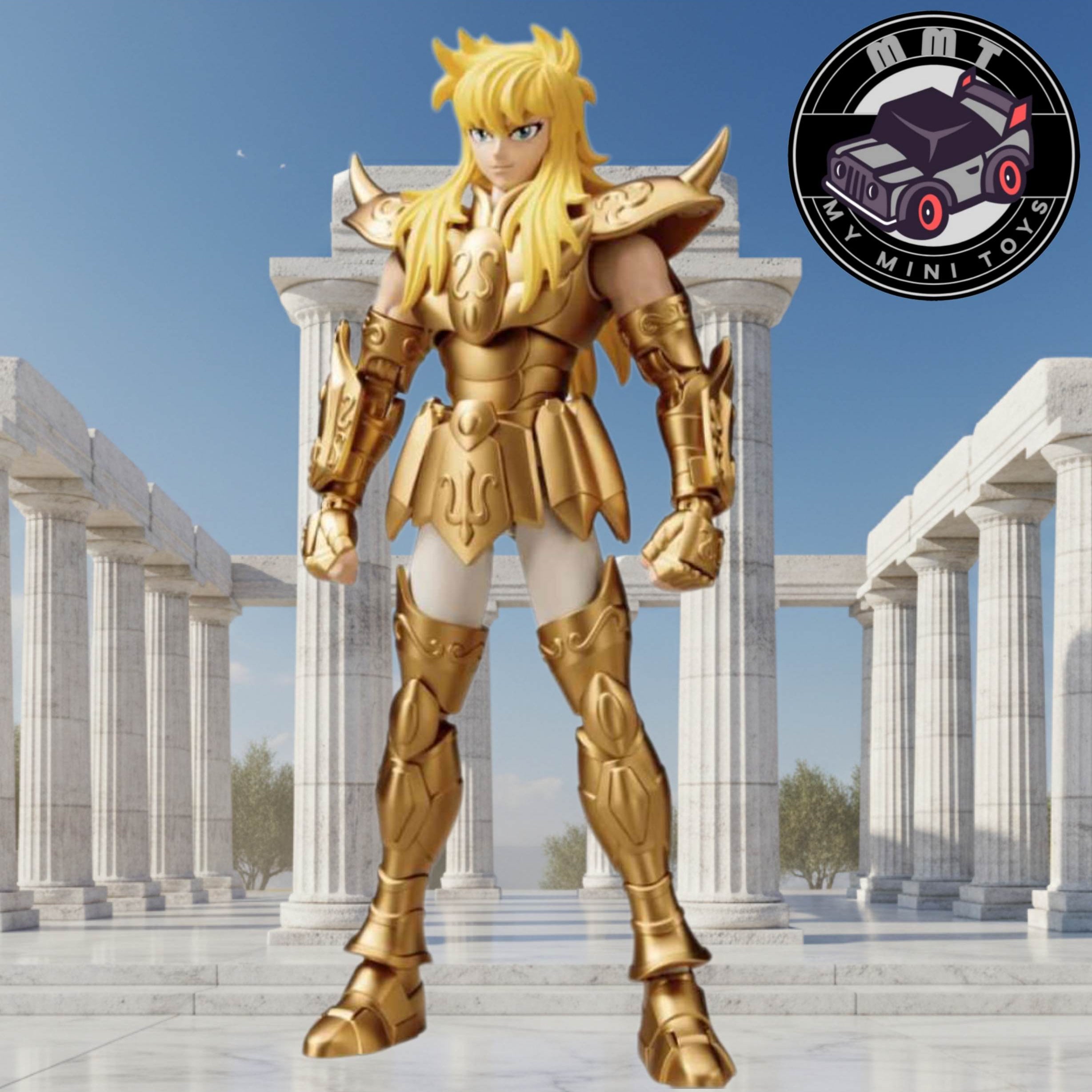 Saint Seiya Milo Scorpio Gold Saint figure front view