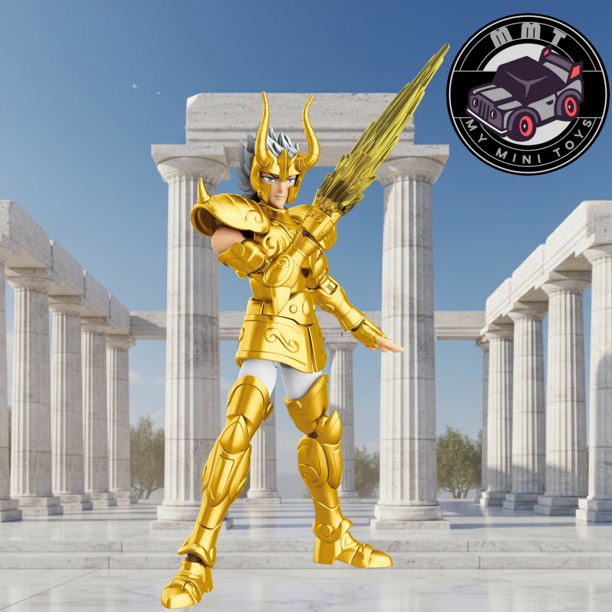 Capricorn Shura Champion Class action pose collectible figure