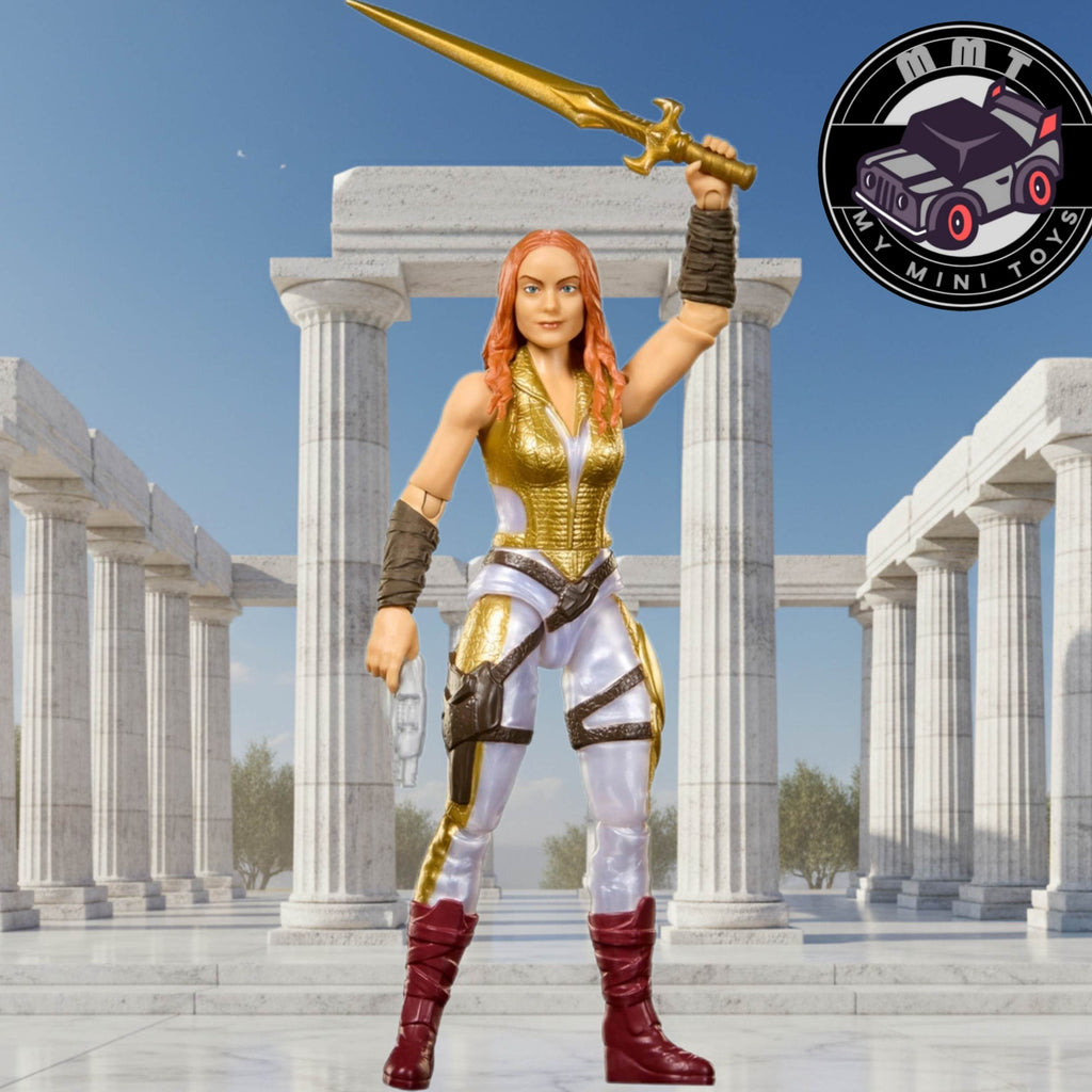 Master of the universe Teela figure and sword