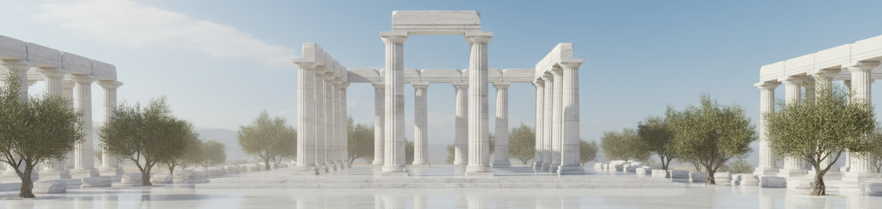 Temple grec horizontal
